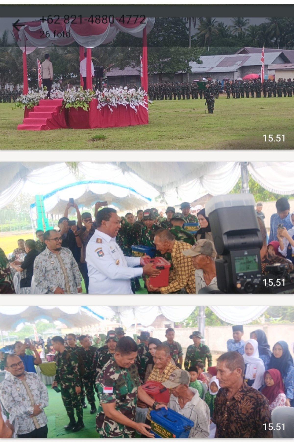 UPACARA PEMBUKAAN BAKTI TNI AD KODAM XV/PTM TA 2026 DI PROVINSI MALUKU