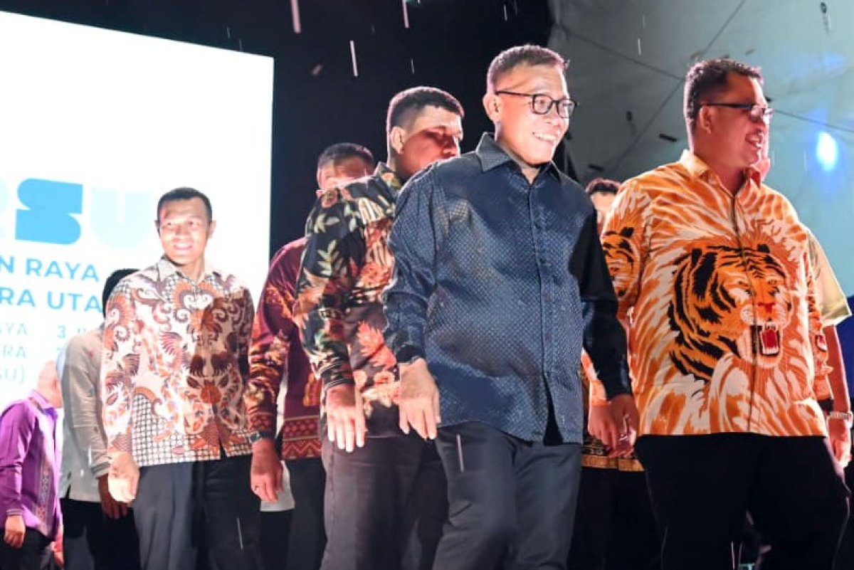Bupati Tapteng Hadiri Pembukaan PRSU Ke-50, Tema : "Harmoni Emas,”.