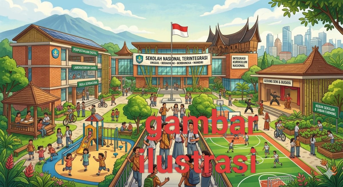 Sekolah Nasional Terintegrasi-Sekolah Unggul Tanjabtim Buka Pendaftaran Tahun Ini, Gedung Bertaraf Internasional Senilai 300 M Segera Dibangun 