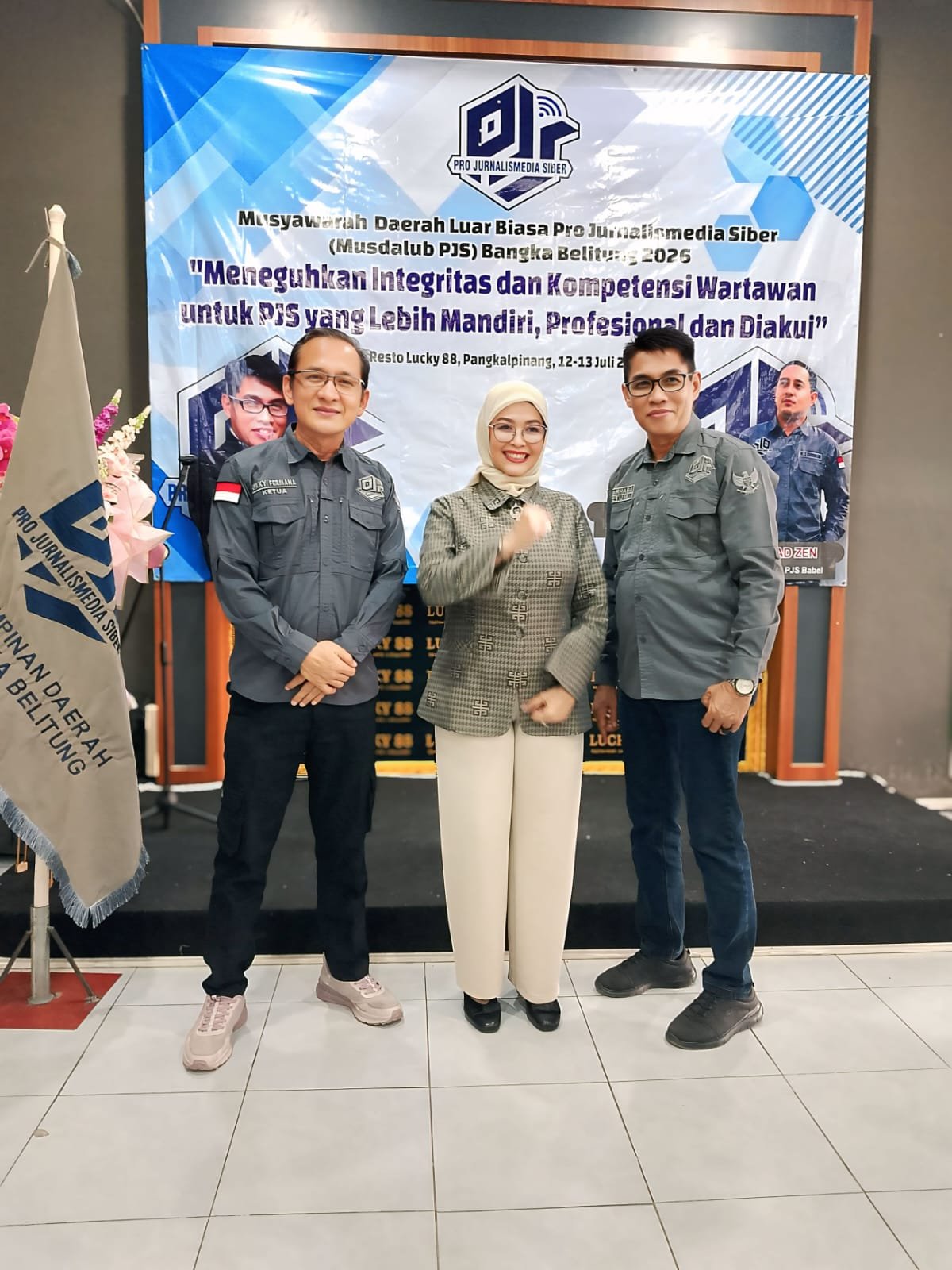 Buka Musdalub PJS Babel 2026, Kakanwil Ditjenpas Bangka Belitung Ade Agustina Dorong Pers Berkualitas dan Berintegritas