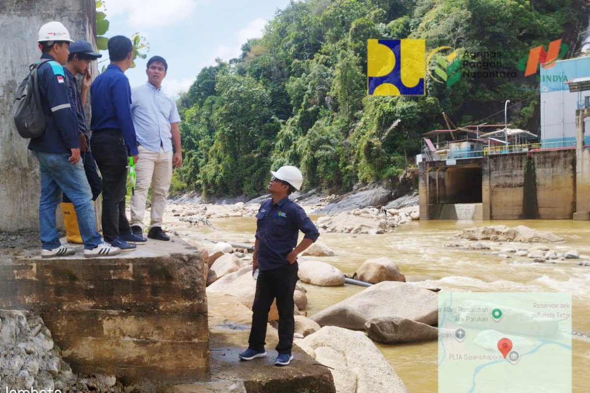 Percepat Distribusi Air Bersih, PDAM Mual Nauli Tinjau Proyek Jembatan Pipa Jalur Sihaporas