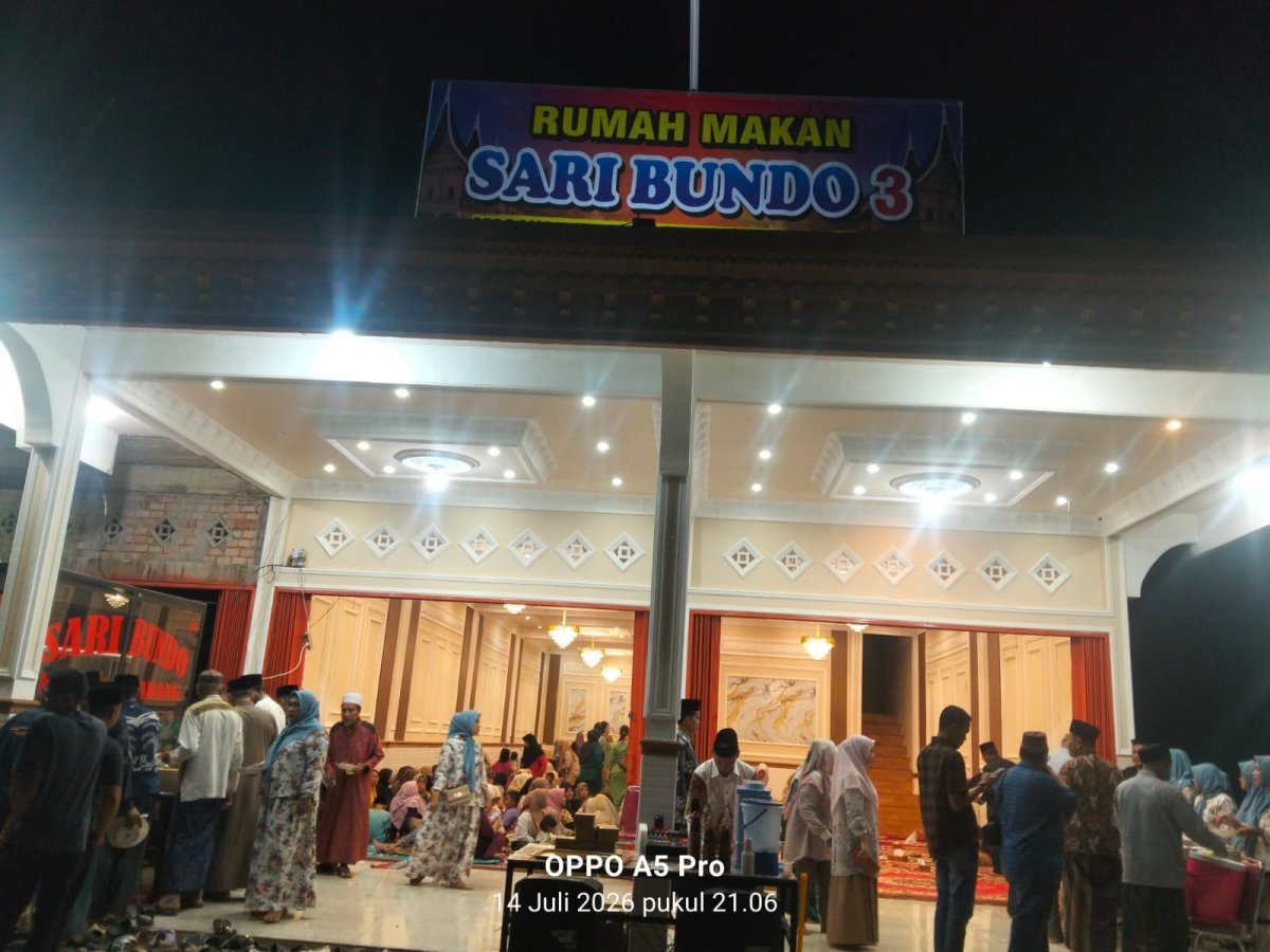 Sari Bundo 3 Launching Dikawasan Gelora Paduka Berhala: Wabup Muslimin Tanja Wujudkan Tuntutan Pelanggan Kuliner Khas Padang Di Tanjabtim