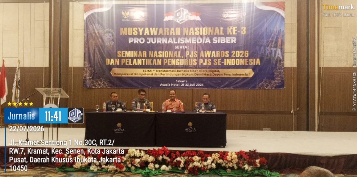 Hari Terakhir Munas III PJS, Dewan Pers Ingatkan Wartawan Jaga Etika dan Siap Hadapi Disrupsi Digital