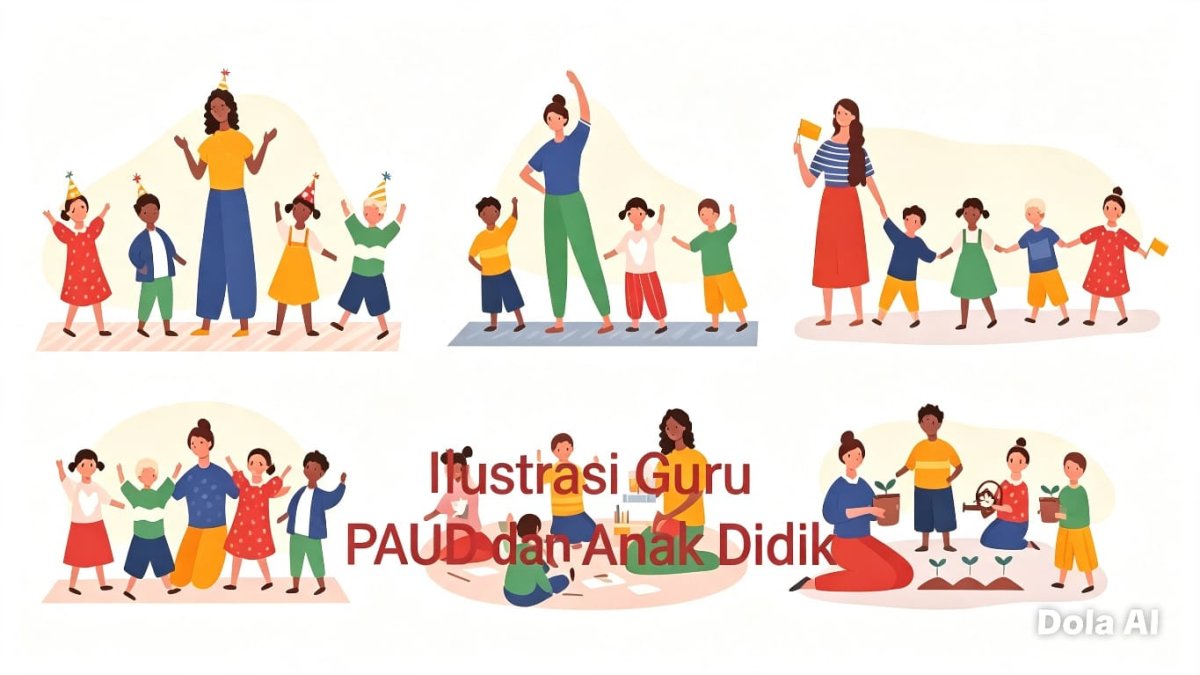 Dibalik Ceria Anak PAUD-TK Swasta Tanjabtim: Ada Ribuan Guru Tendik Yang Dianaktirikan Negara 