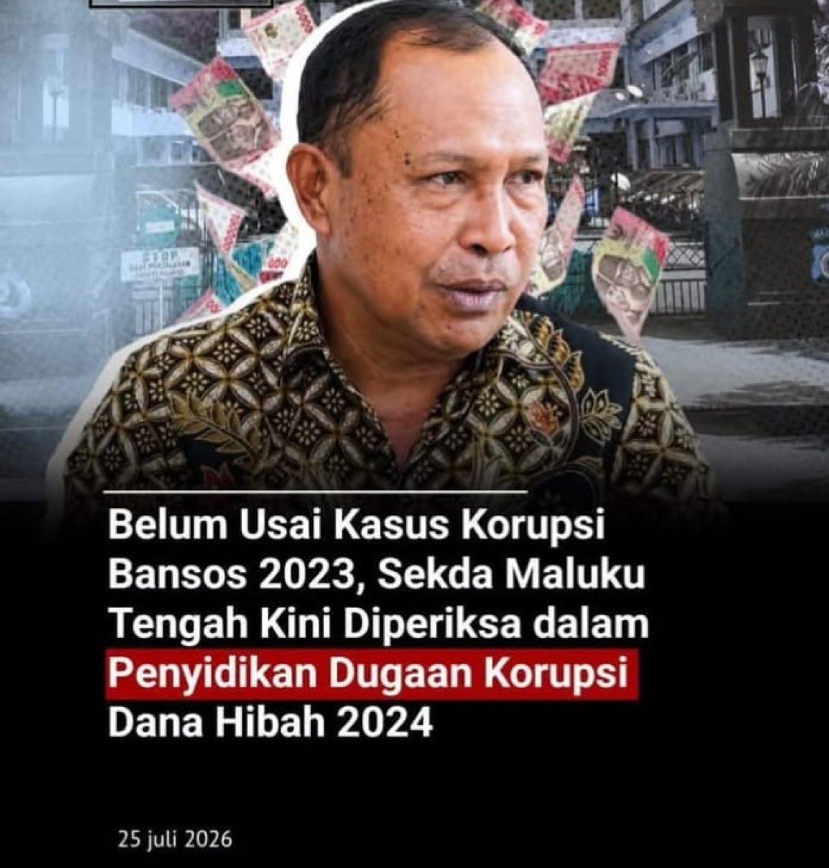 Mantan Penjabat Bupati Maluku Tengah DR. RAKIB SAHUBAWA, S.Pi.,M.Si Diperiksa  Ditreskrimsus Polda Maluku 