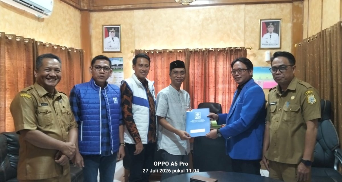Sinyal Partai Matahari Semakin Menguat: Jamil Serahkan SK Definitif DPD PAN Tanjabtim Ke Kesbangpol, Kaban Nyatakan Administrasi Valid