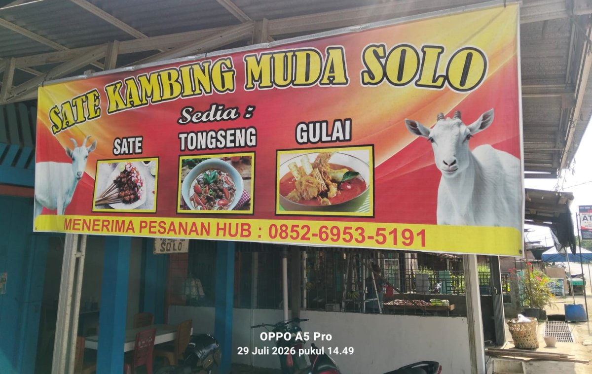 Melegenda 20 Tahun: Sate,Tongseng,Gulai Kambing, Mas Agus, Ikon Kuliner Blok D-Geragai 