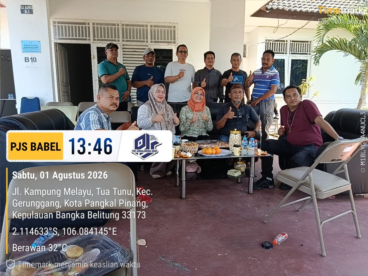 Bangun Sinergi Positif, Ketua dan Sekretaris DPD PJS Babel Hadiri Silaturahmi Bersama Kakanwil Ditjenpas Babel