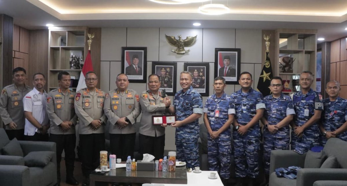 Kapolda Aceh Terima Silaturahmi Danlanud Sultan Iskandar Muda