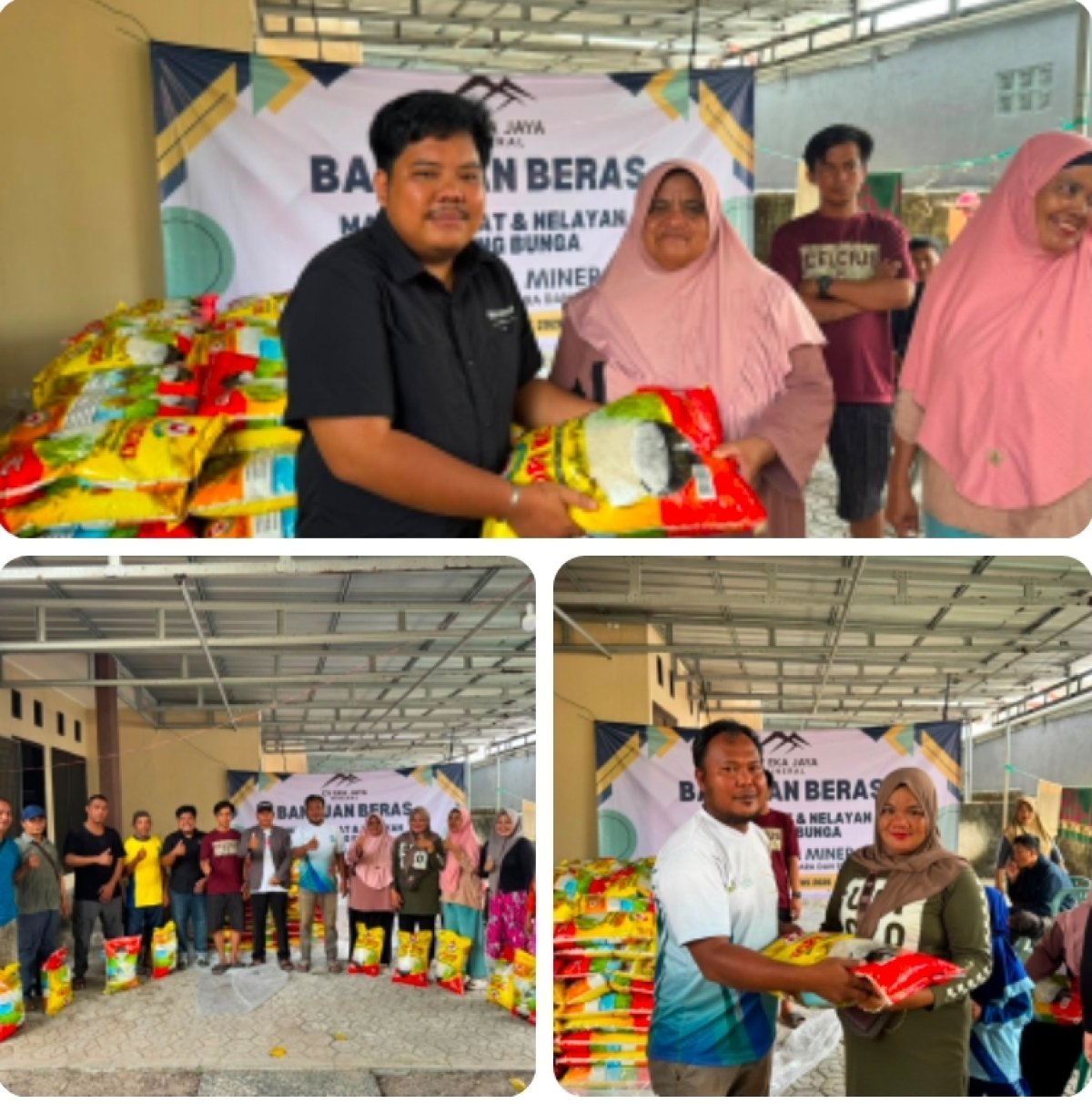 Bukan Sekadar Beras, CV Eka Jaya Mineral Bawa Pesan Damai dan Kekompakan Untuk Masyarakat