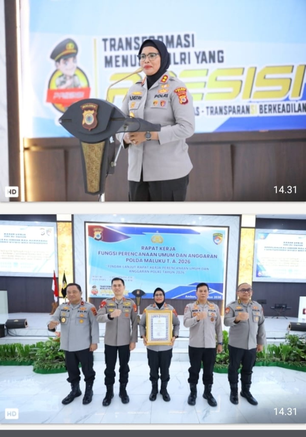 POLRES BURU RAIH PENGHARGAAN PELAYANAN PRIMA BUKTI KOMlTMEN HADIRKAN PELAYANAN PUBLIK BERKUALITAS