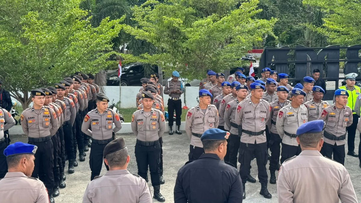 215 Personel Polda Aceh dan Polresta Banda Aceh Amankan Expo Hari Damai Aceh