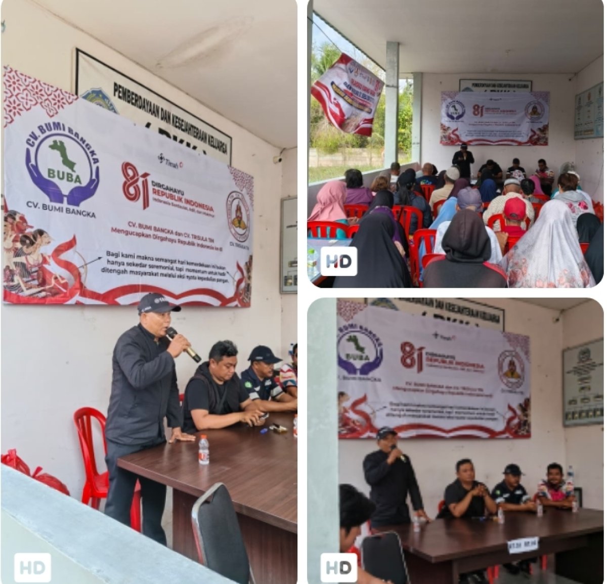 CV Boba & Trisula Buktikan Semangat Kemerdekaan Lewat Aksi Nyata, 1.500 Paket Sembako Untuk Masyarakat