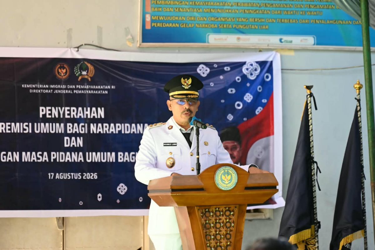 107 Warga Binaan Pemasyarakatan Lapas Kelas III Barus Tapteng, Menerima Remisi Di HUT Ke-81 RI