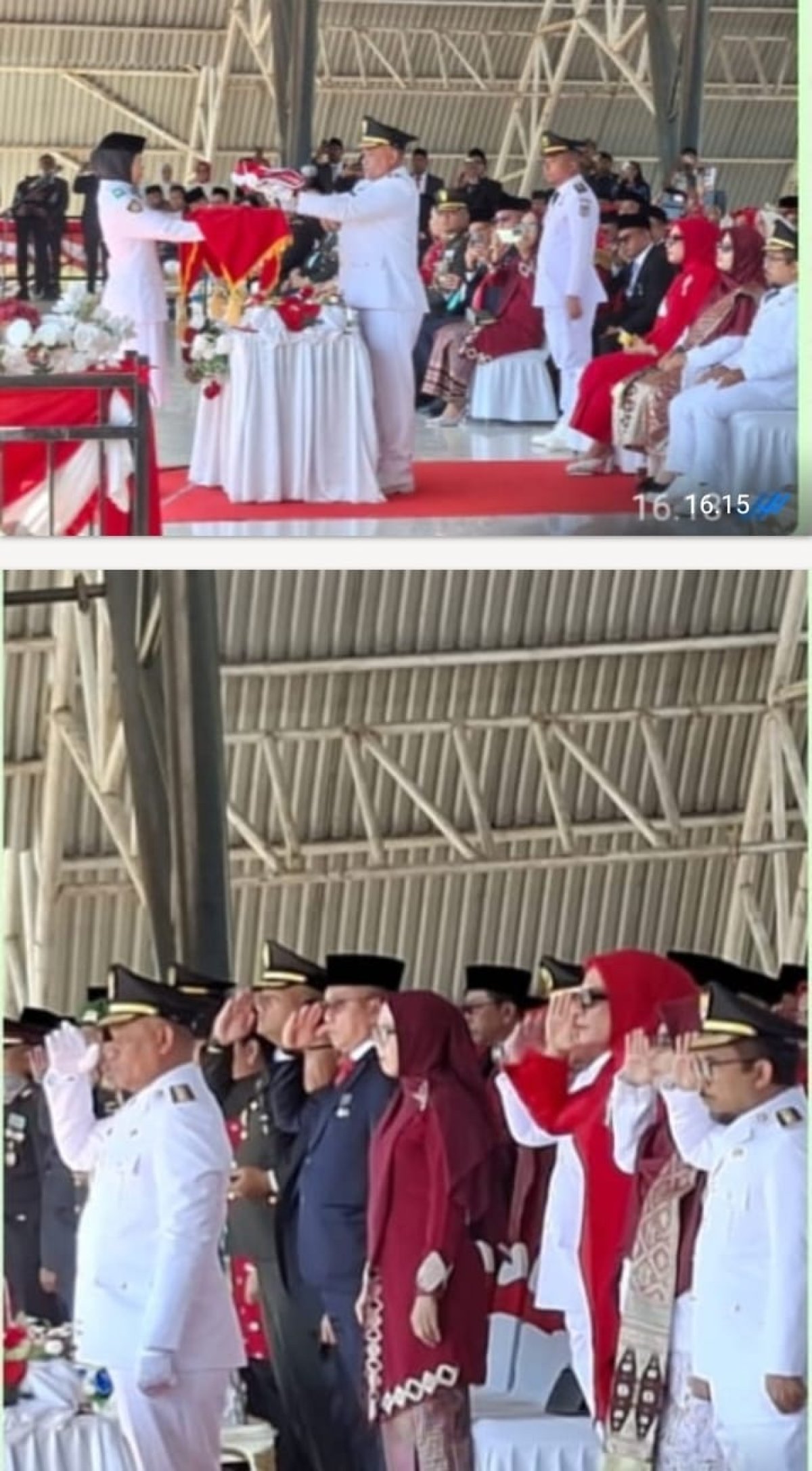 BUPATI BURU IKRAM UMASUGI, PIMPIN UPACARA HUT KEMERDEKAAN RI KE-81