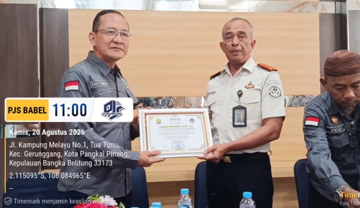 Jelang Tinggalkan Pangkalpinang, Sugeng Indrawan Diguyur Apresiasi PJS Babel: “Bukan Sekadar Kalapas, Tapi Abang dan Sahabat”
