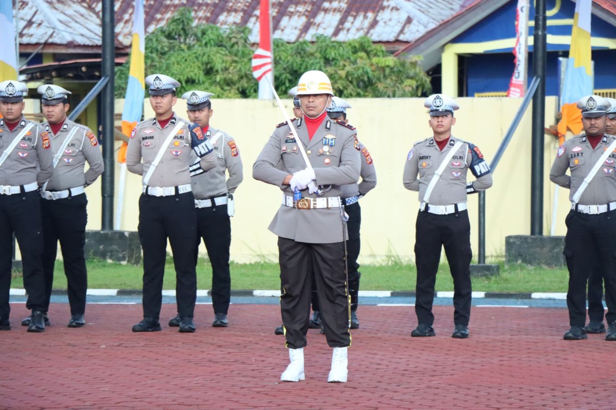 Polres Aceh Jaya Gelar Upacara Hari Juang Polri, Ipda Zandi Erika Jadi Danup