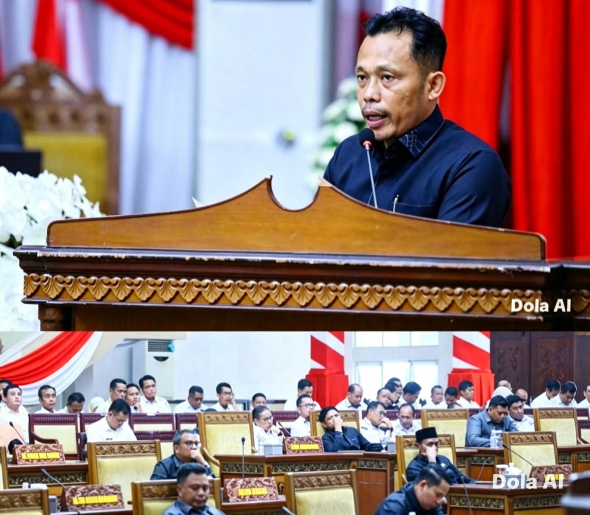 Paripurna DPRD Tanjabtim, Fraksi PAN Soroti Perlindungan Bahaya Kebakaran Karhutla & Pemukiman Penduduk
