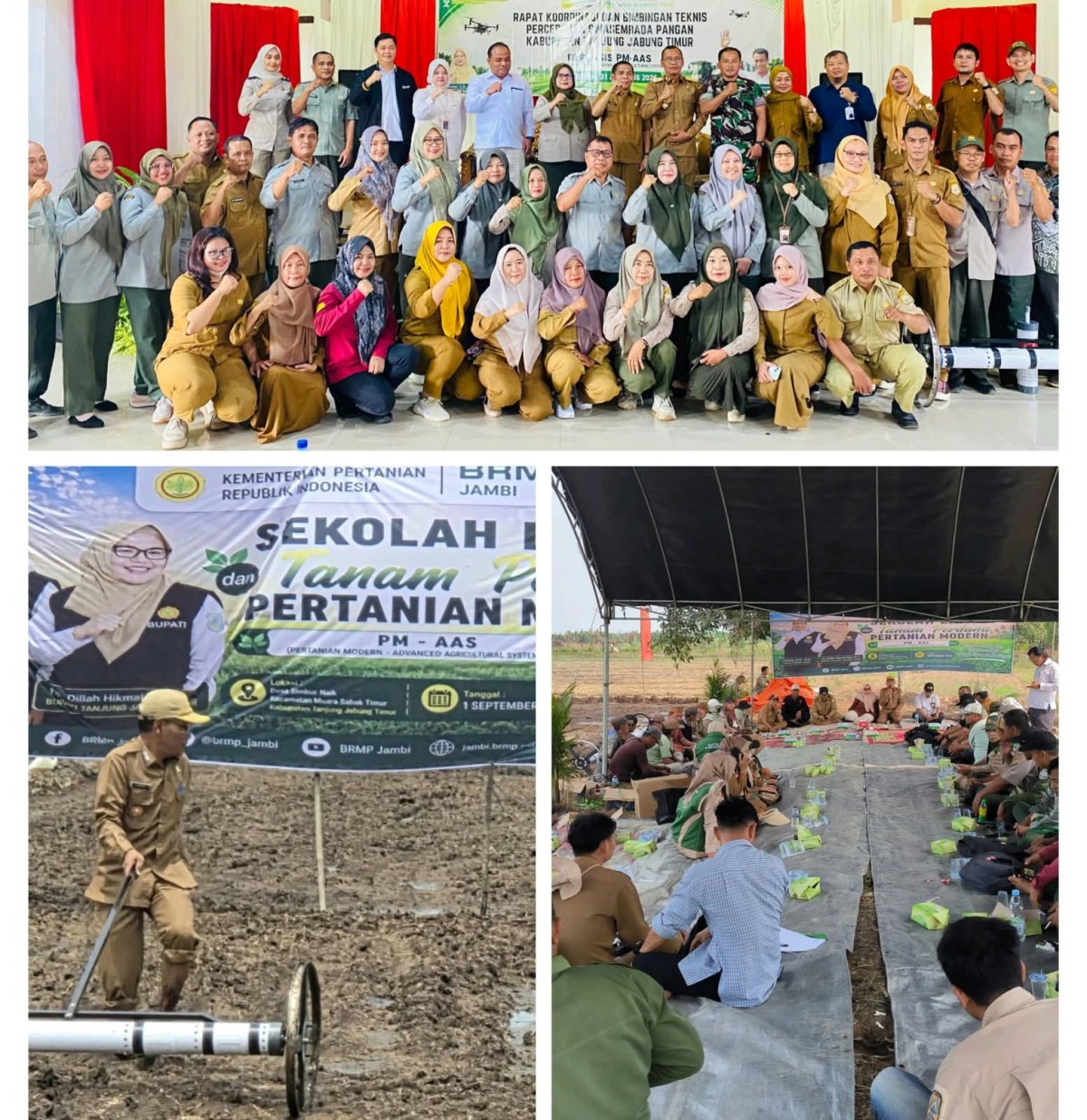 Tanjabtim Siap Terapkan Pertanian Moderen: PM- AAS Seluas 3559 Ha Target Produksi Naik 8 Ton/Ha 