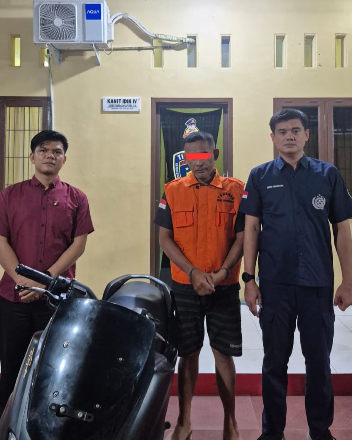 Polres Tapteng Ringkus Sindikat Leasing Gadungan Usai Rampas Sepeda Motor di Tapteng