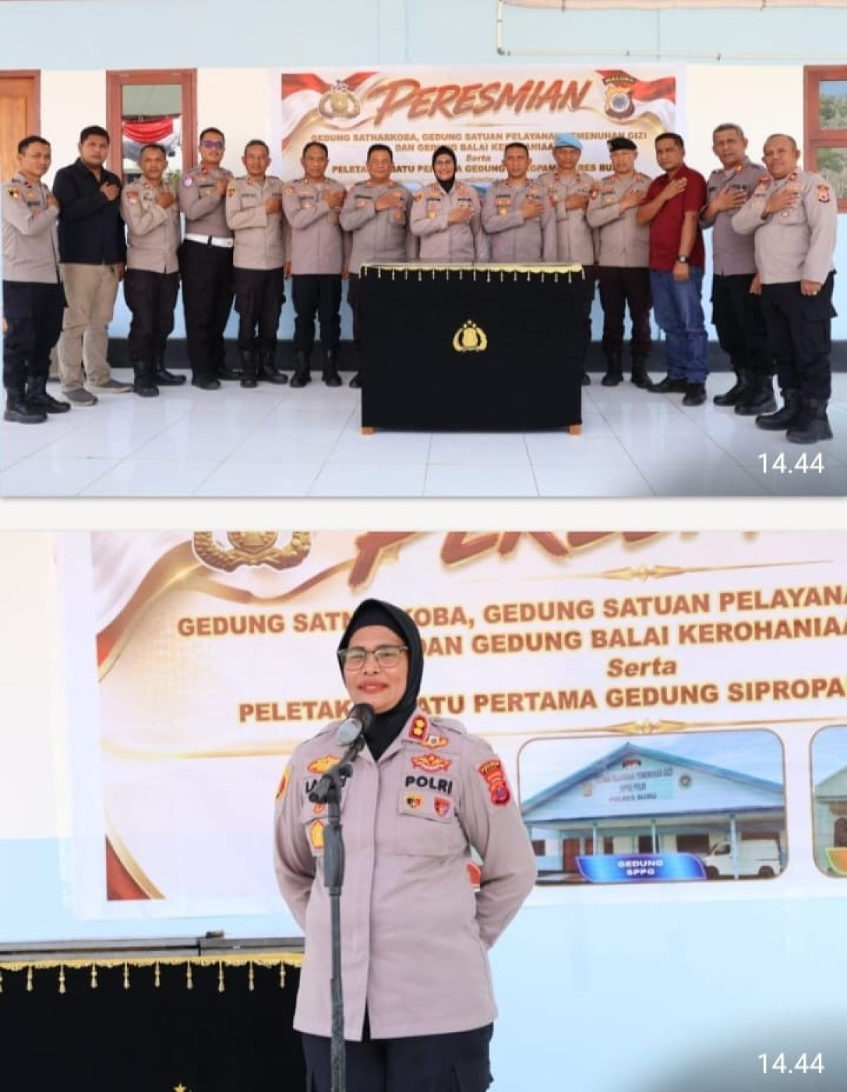 POLRES BURU RESMIKAN SEJUMLAH GEDUNG BARU PERKUAT PELAYANAN DAN PENGABDIAN KEPADA MASYARAKAT