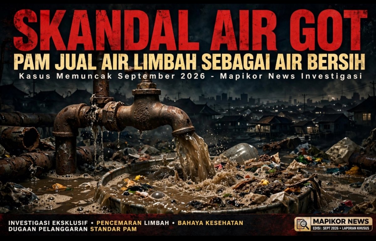 'SKANDAL AIR GOT.' PAM JUAL AIR LIMBAH SEBAGAI AIR BERSIH