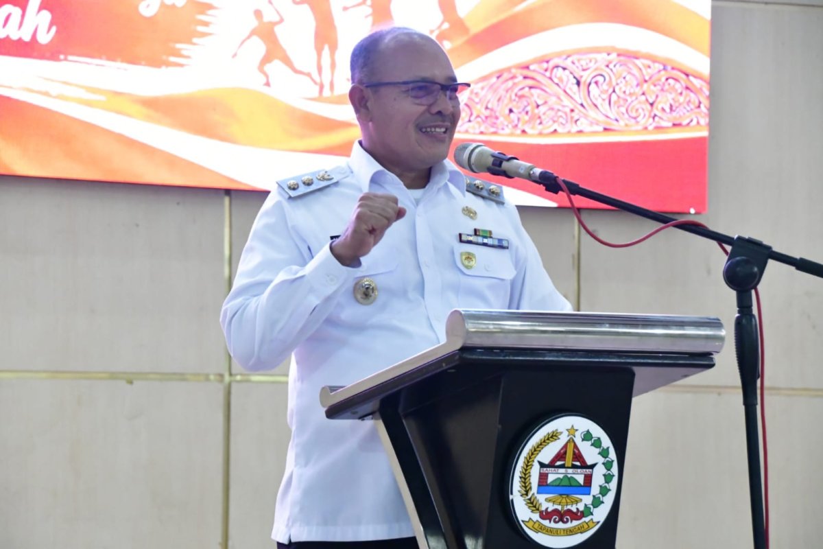 Hadiri Pelantikan Pengurus KONI Tapteng, Wakil Bupati : Kobarkan Semangat Menuju Prestasi Olahraga