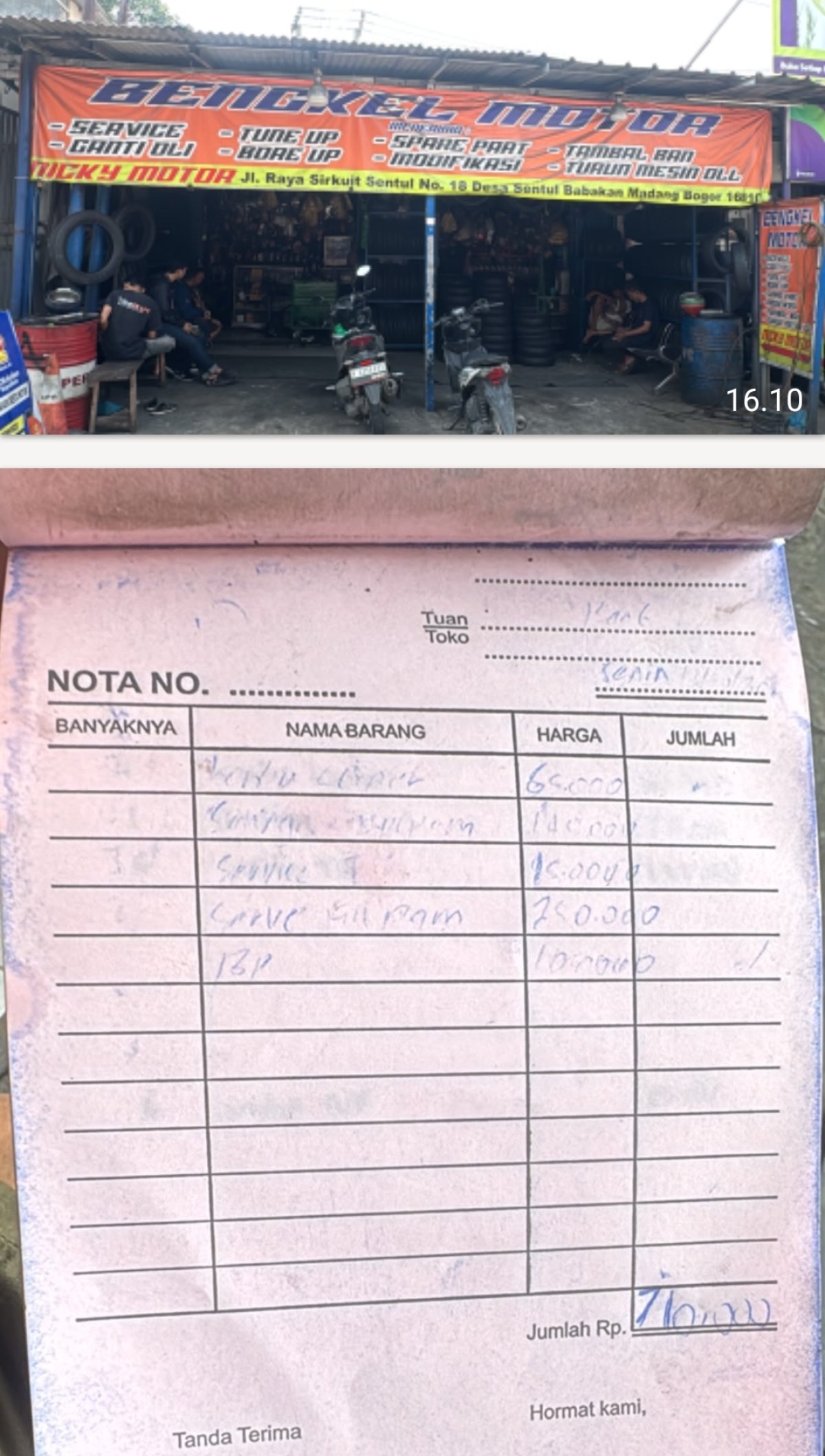 Pemilik Bengkel Niki Motor Sentul Tegaskan Informasi yang Beredar Tidak Benar, Siap Ambil Langkah Hukum