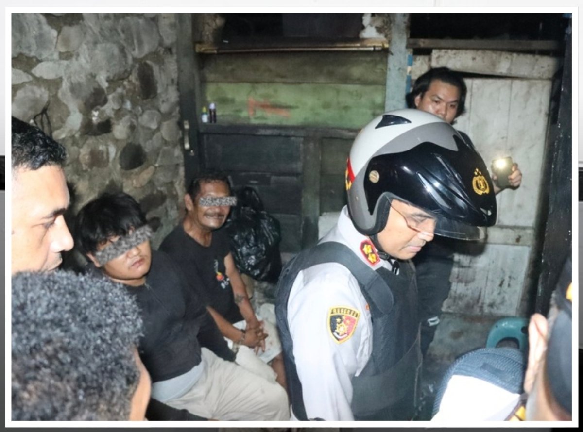 Kapolres Sibolga Turun Langsung Dalam Penggerebekan Sarang Narkoba di Jalan SM Raja