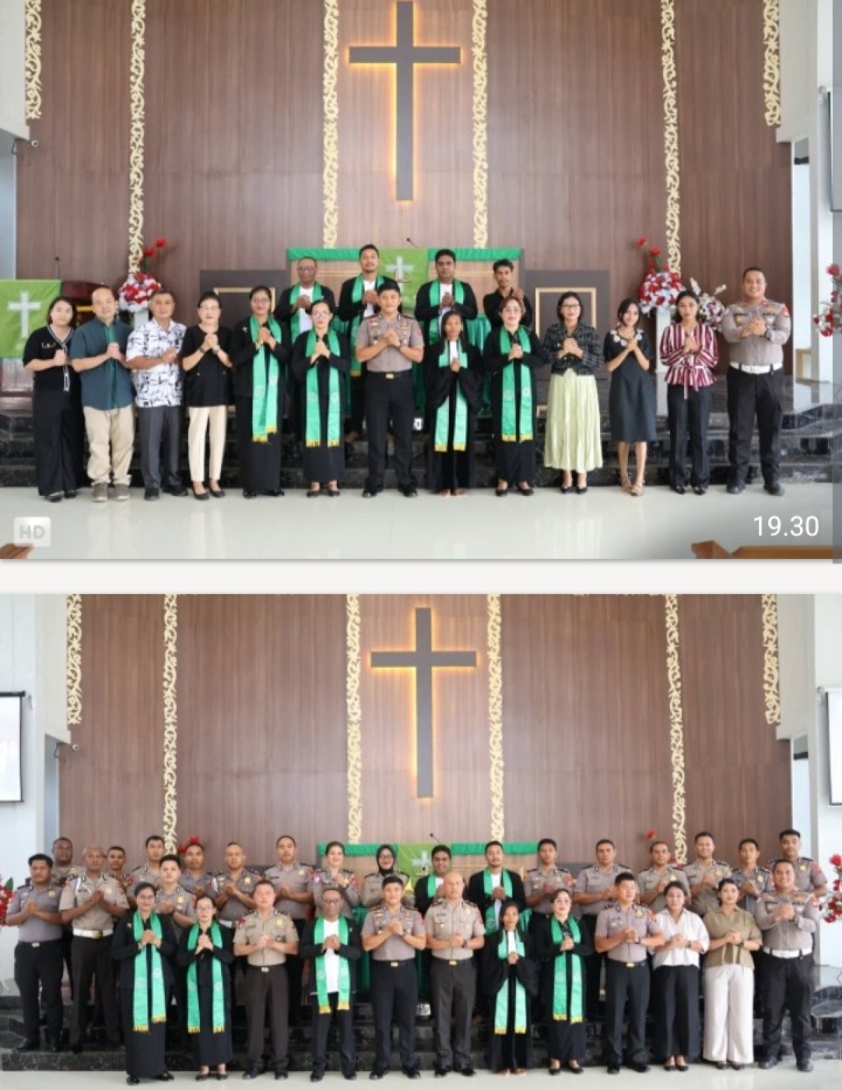 KAPOLRES BURU SAMPAIKAN KAMTIBMAS DI GEREJA IMANUEL NAMLEA. AJAK JEMAAT PERKUAT KEBERSAMAAN DAN JAGA KERUKUNAN