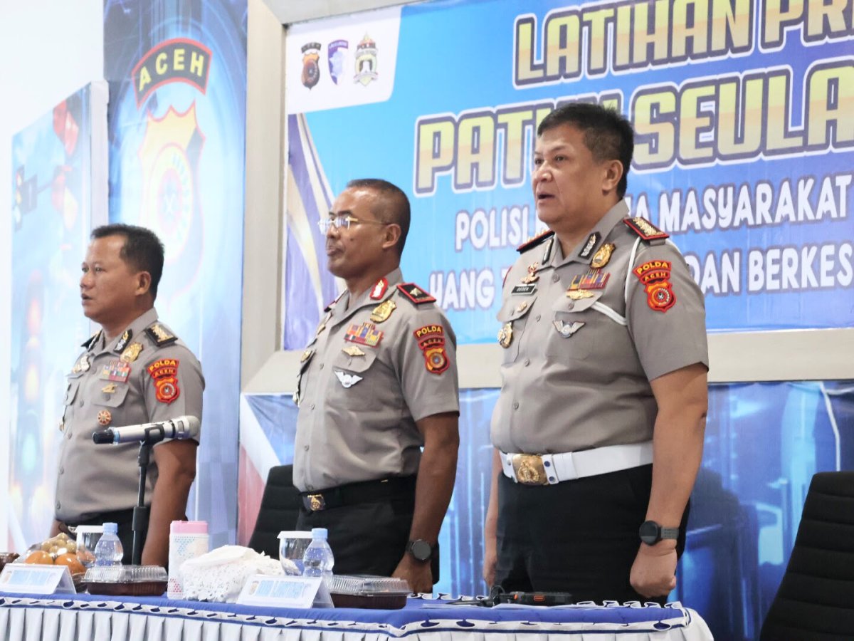 Wakapolda Aceh Buka Latpraops Patuh Seulawah 2026