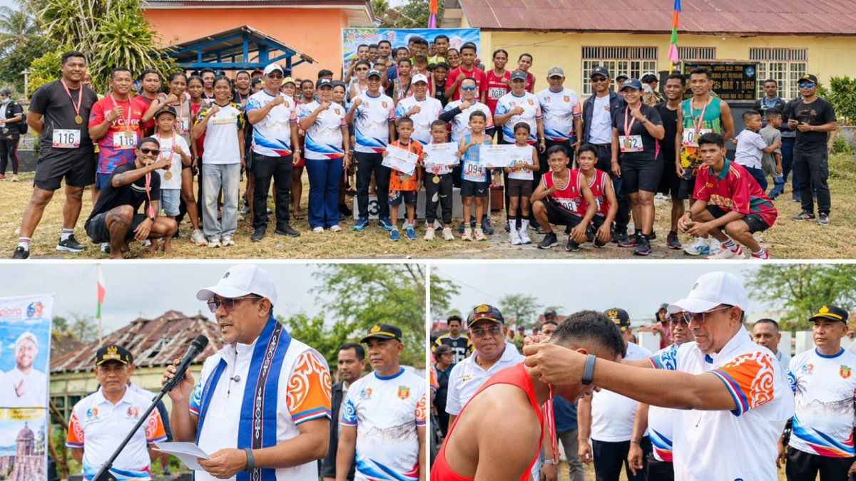 Meriahkan HUT Ke-69 Kota Masohi, Pemkab Malteng Gelar Fun Run 10 Km di Saparua