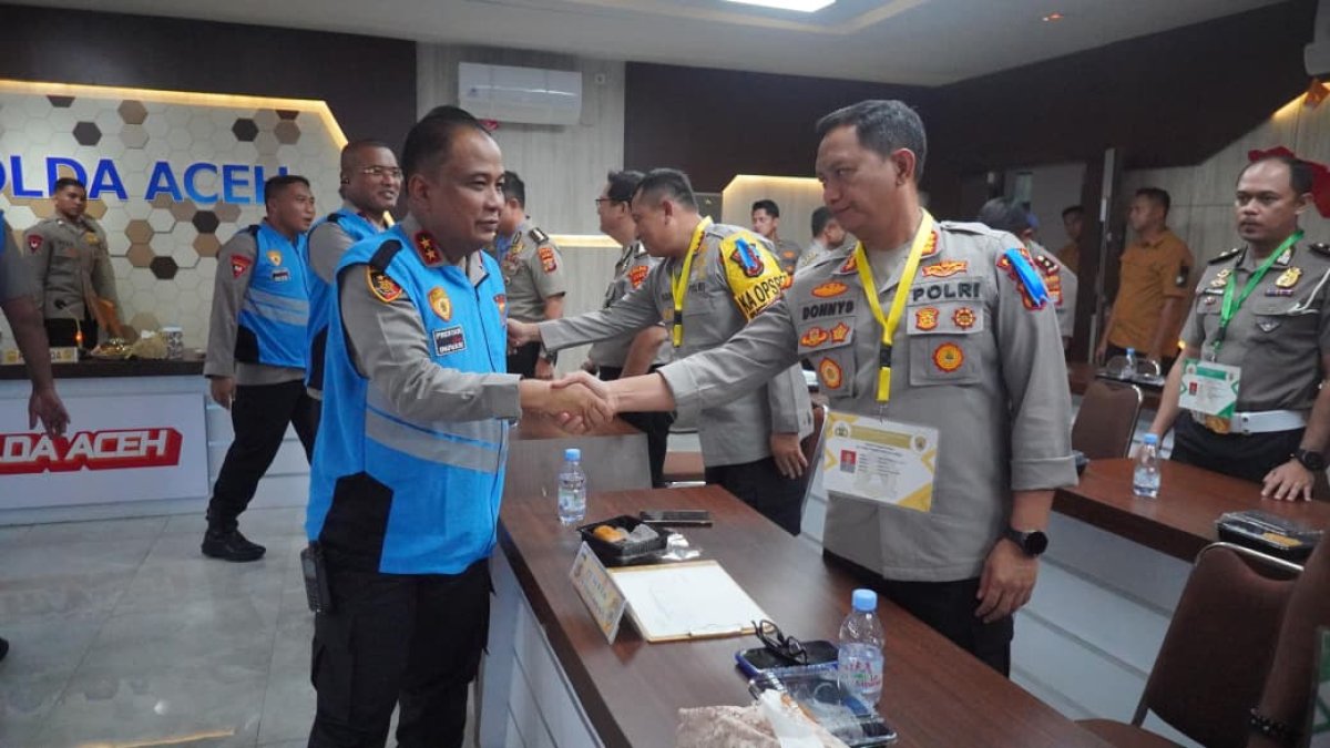 Kapolda Aceh Pimpin Pengambilan Sumpah dan Pakta Integritas Seleksi Dikbang Terpadu Tahun 2027
