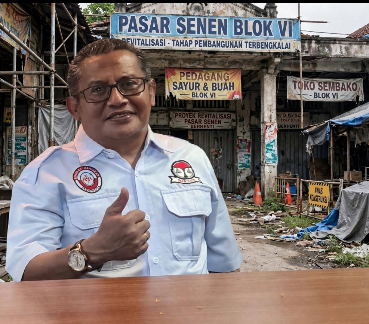 Disorot Arthur Noija: Booking Fee Pasar Senen Blok VI Cacat Hukum dan Berpotensi Tipikor