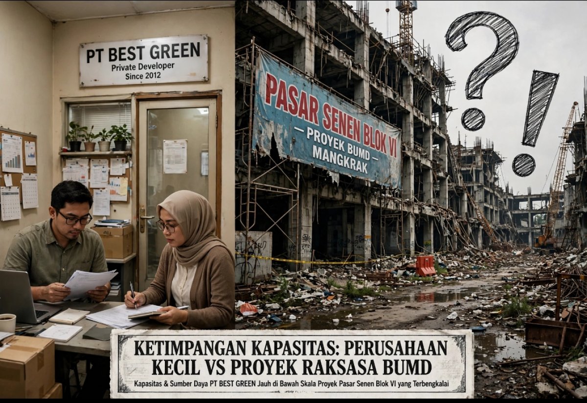 MENELUSURI REKAM JEJAK PT BEST GREEN DI BALIK MANGKRAKNYA PASAR SENEN BLOK VI