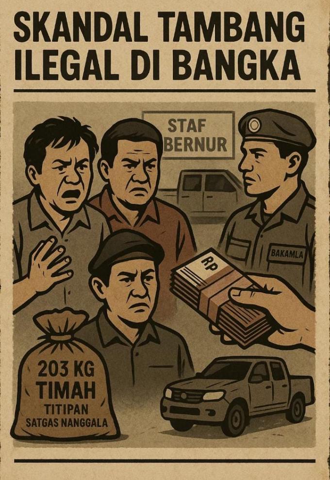 Skandal Uang Damai Rp100 Juta di Balik Penangkapan Tambang Ilegal Jelitik