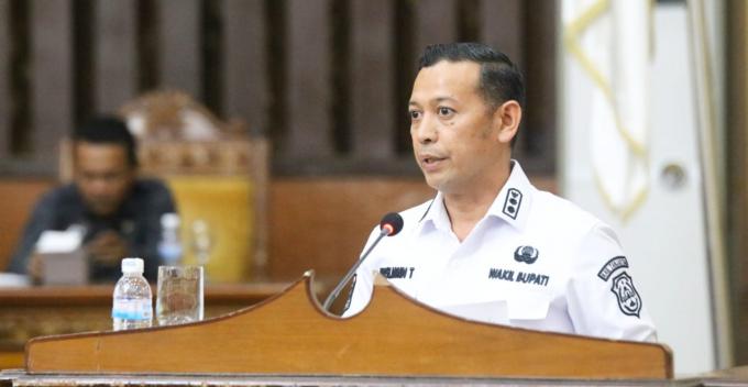 Pidato Wabup Tanjabtim Muslimin Tanja Atas Kesepakatan Fraksi-Fraksi DPRD Terhadap Rancangan KUA-PPAS Tahun Anggaran 2026