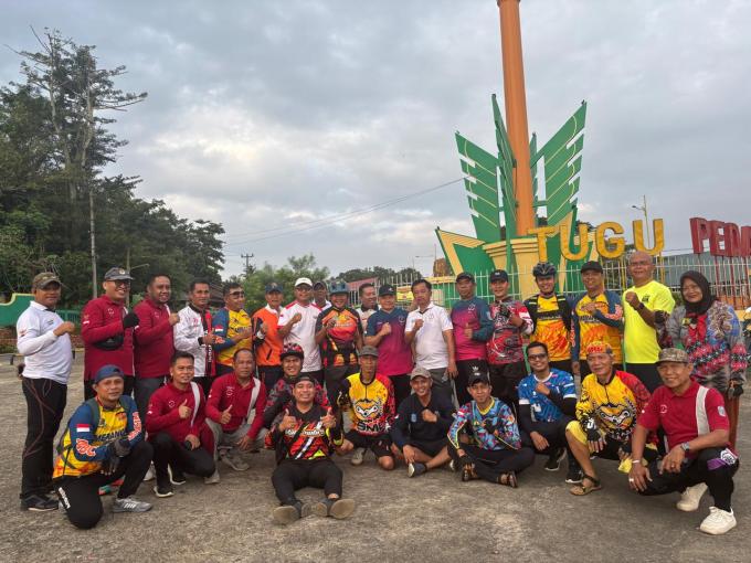 Wakil Bupati Merangin Olah Raga Bersama Komunitas MBC dan MJC