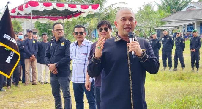 Andi Kusuma Cabup Bangka Gaungkan Gerakan Sosial Tempatan Lewat Pelantikan Pengurus di Riau Silip & Belinyu