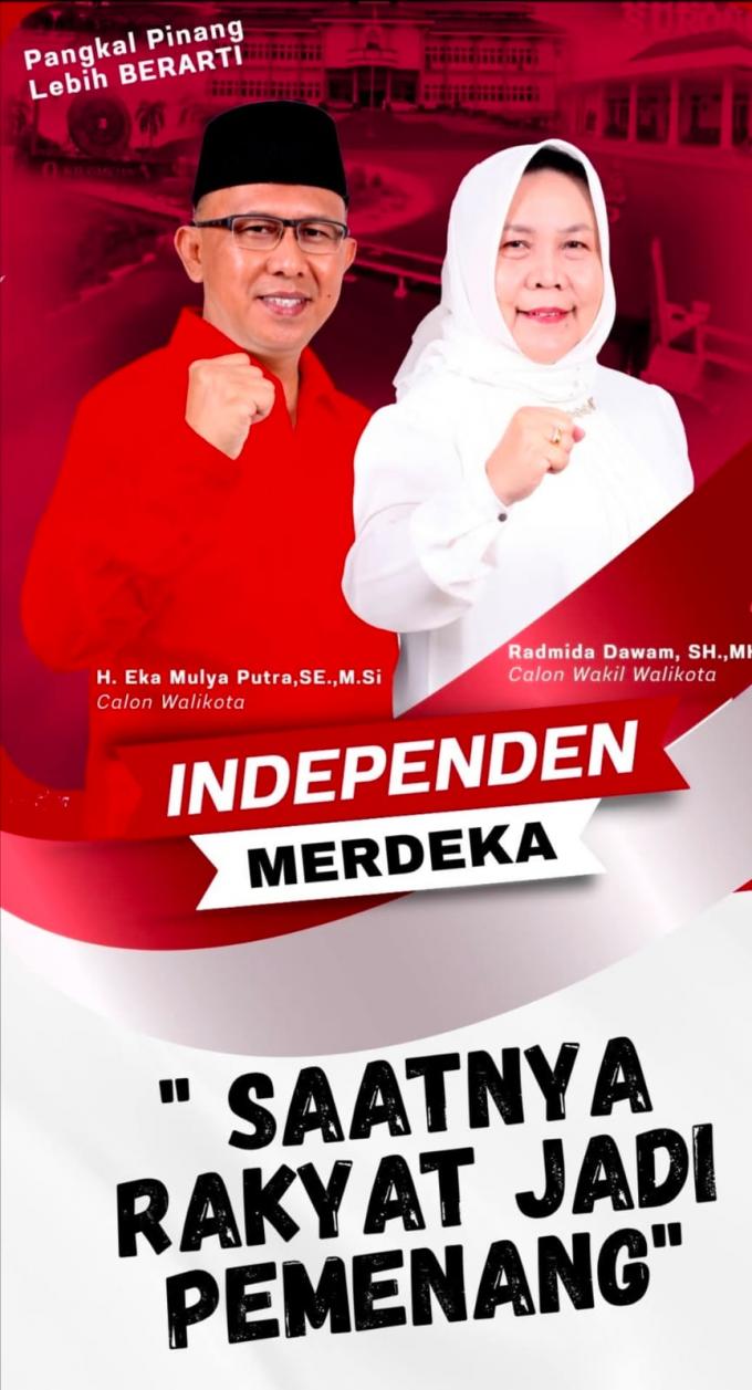 Profil Pasangan Independen MERDEKA di Pilkada Pangkalpinang 2025