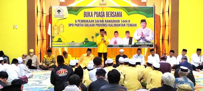 Maknai Bulan Suci Ramadhan, DPD. Partai Golkar Kalteng Gelar Buka Puasa Bersama