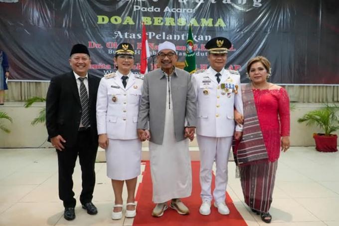 Doa Bersama Pelantikan Bupati-Wakil Bupati Humbahas 2025-2030