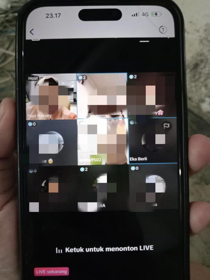 Aksi Vulgar Akun TikTok Ariska9502 di Live Komal Gegerkan Warga Bangka Belitung