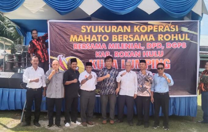 Kompak Sahat Lumban Raja KSP Diputi Staf Ahli Presiden RI di Bangunjaya Desa Tambusai Utara