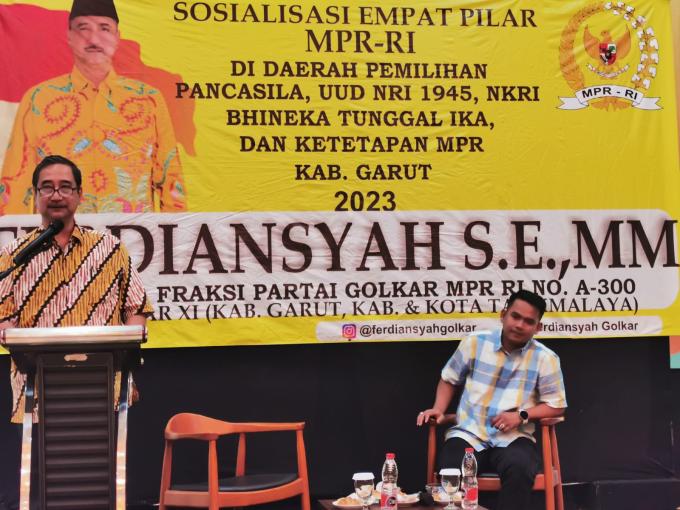 Ferdiansyah Gelar 4 Pilar Kebangsaan dan Kenegaraan bersama warga Garut.