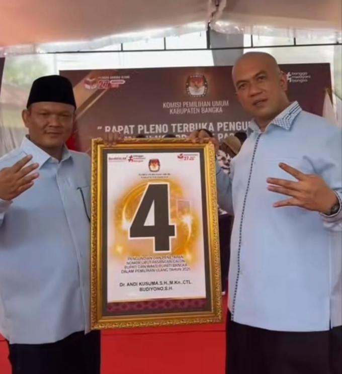 Pilkada Ulang 2025 di Bangka, Andi Kusuma Ajak Semua Pihak Jaga Kondusifitas