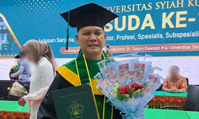 AKP Rahmat Lulus Magister Hukum USK, Ini Profilnya!