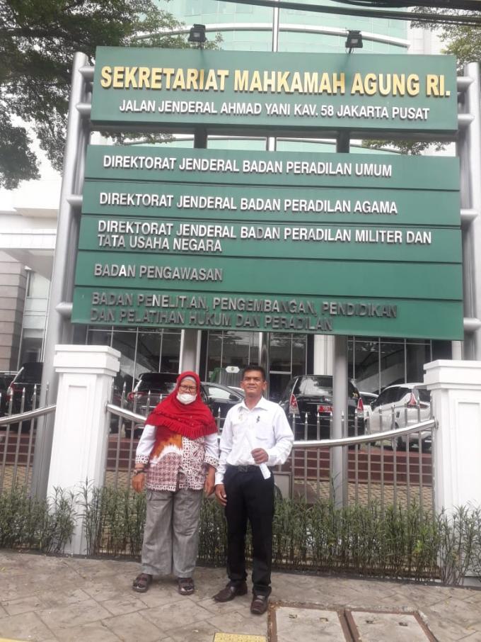 Ketua SBSI Pelalawan Datangi Mahkamah Agung Minta Salinan Putusan, Kormadia Siboro: penting Bagi Klien Kami