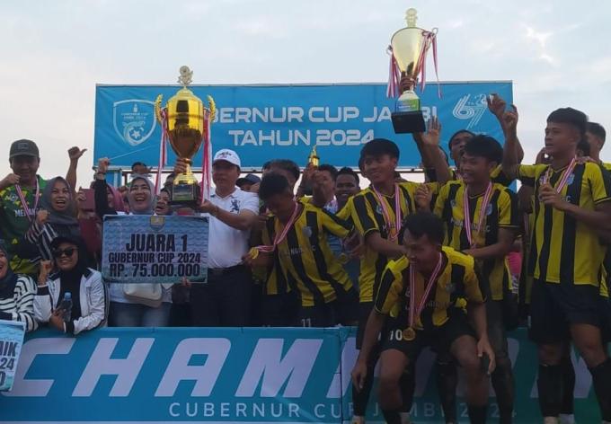 Merangin FC Akan Jajal ke Liga Indonesia Setelah Dua Tahun Berturut-turut Juara Gubernur Cup
