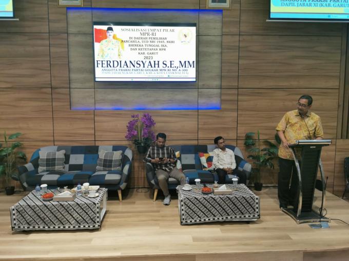 Ferdiansyah Silaturahmi bersama Warga Garut dengan Balutan 4 Pilar Kebangsaan.